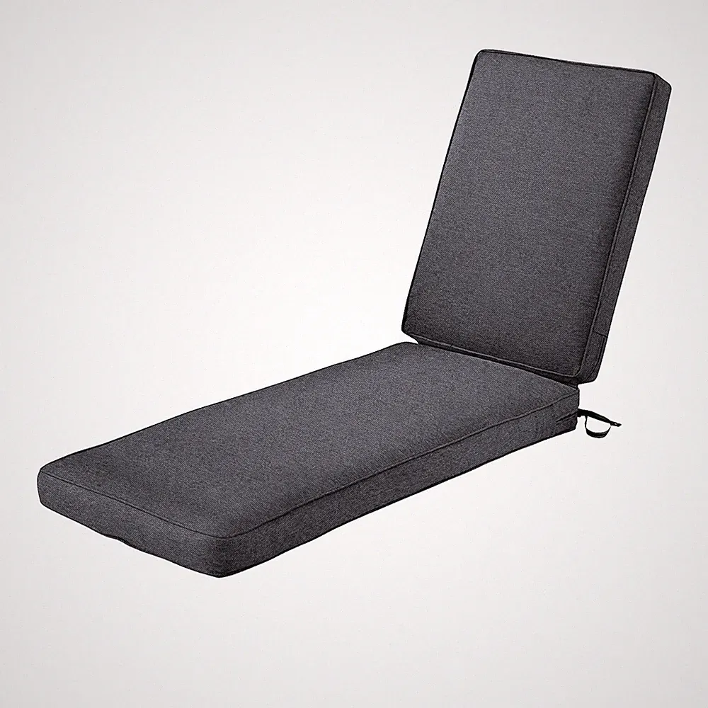 72" 80" Outdoor Waterproof Chaise Lounge Cushions w/Soft Thicken Pad for Garden