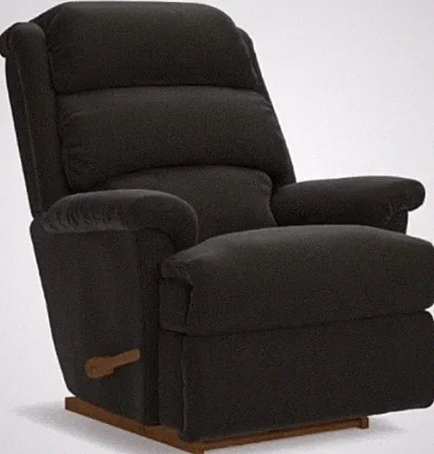 Big Tall Charcoal Gray La-Z-Boy Rocker Recliner Lazy Boy Recliners Lazyboy Grey