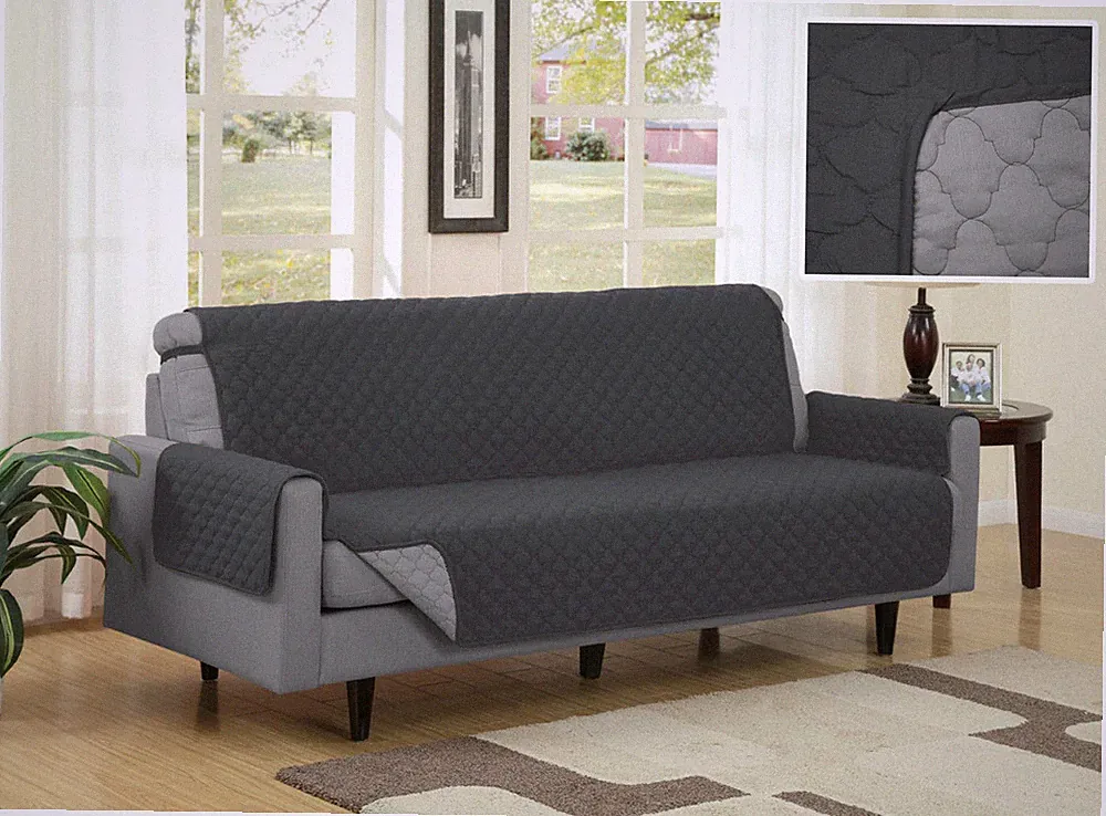 Furniture Protector Reversible Microfiber Pet Sofa Loveseat Chair Cover 8 Colors