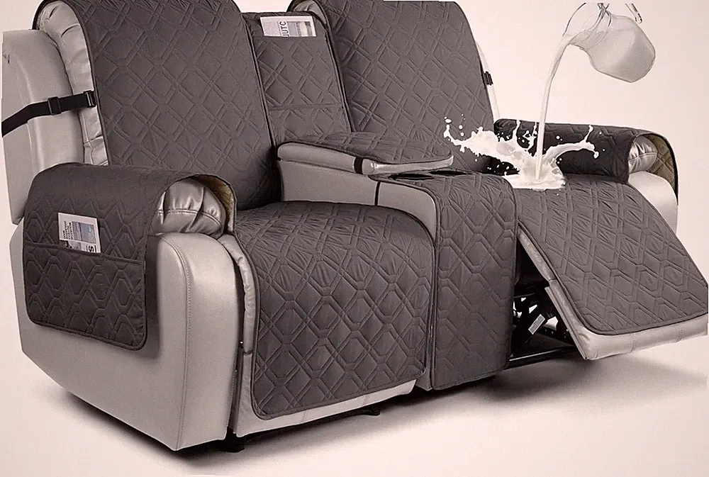 Waterproof Loveseat Recliner Cover with Console, Non-Slip Pet Protector - Charco