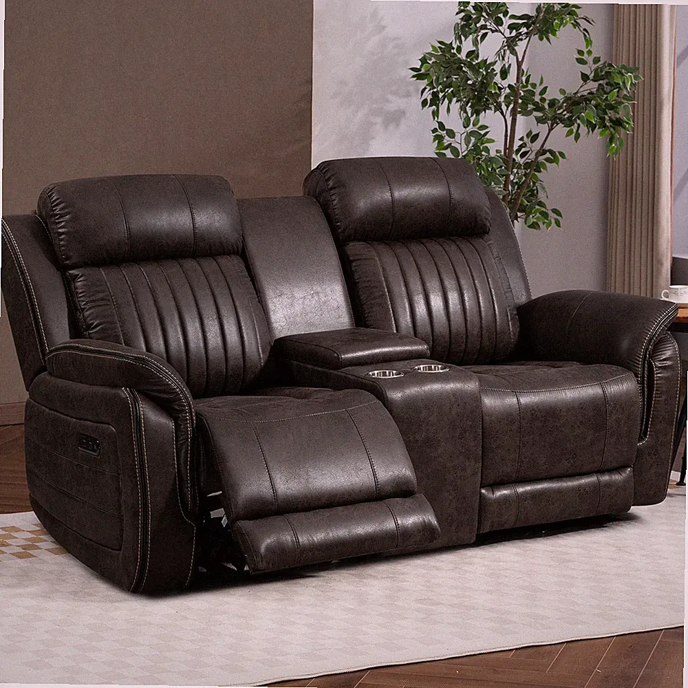 Zero Gravity Power Reclining Loveseat with Adjustable Headrest, Power Loveseat